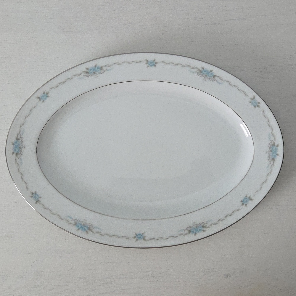 Style House Fine China Corsage 12” Serving Platter